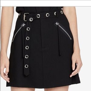 NEW! RACHEL Rachel Roy black mini skirt